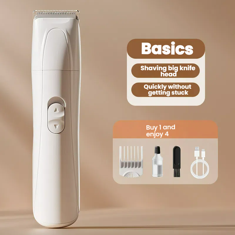 3 in 1 Electric Pet Grooming Kit for Hair Trimming Nail Grinding and Paw Care
