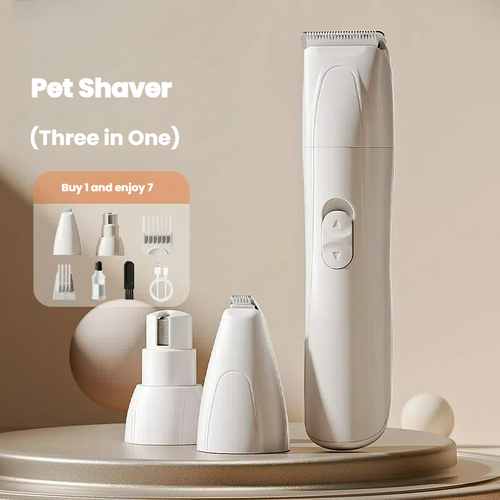 3 in 1 Electric Pet Grooming Kit for Hair Trimming Nail Grinding and Paw Care