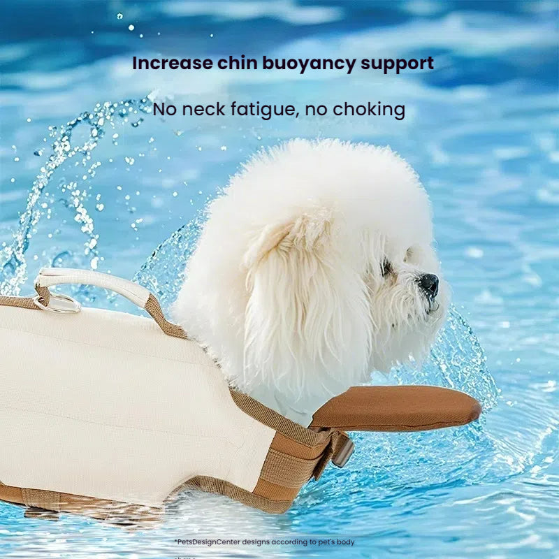Adjustable Dog Life Jacket – Buoyant Summer Swim Vest for Small Dogs