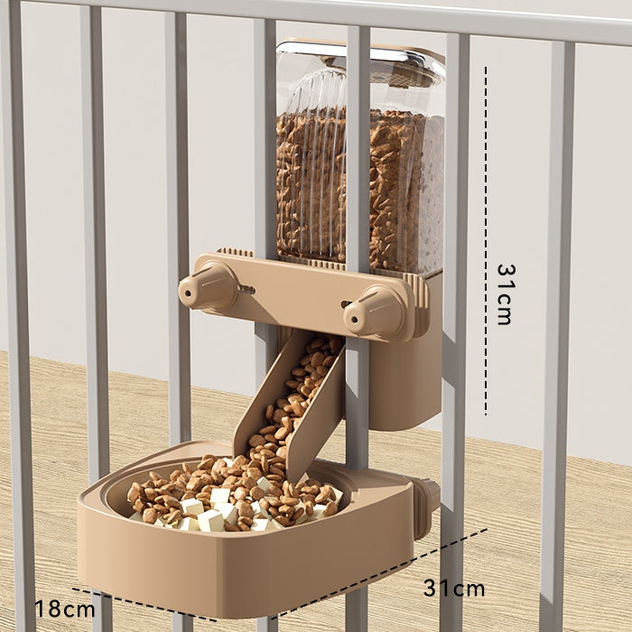 Dog Hanging Water Dispenser & Cat Water Bowl Automatic Feeder Dual Use Water Bottle Pet Supplies
