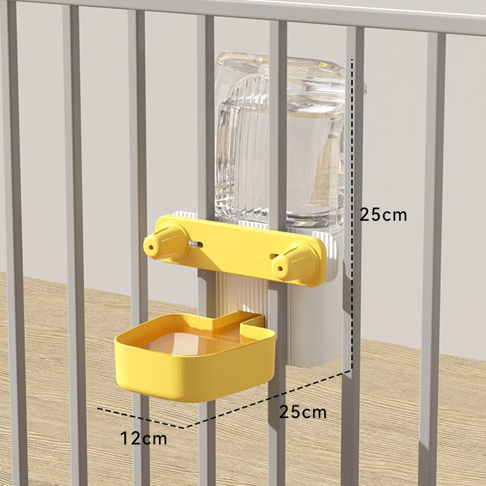 Dog Hanging Water Dispenser & Cat Water Bowl Automatic Feeder Dual Use Water Bottle Pet Supplies