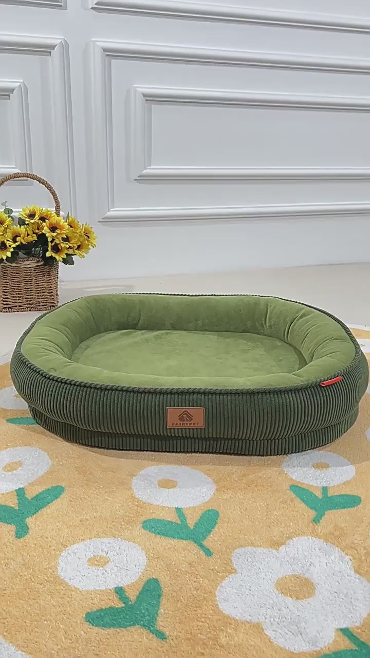 All-Season Washable Soft Dog Bed, Anti-Slip Mat for Medium Dogs, Thickened Cat Mat, Comfortable Pet Bed